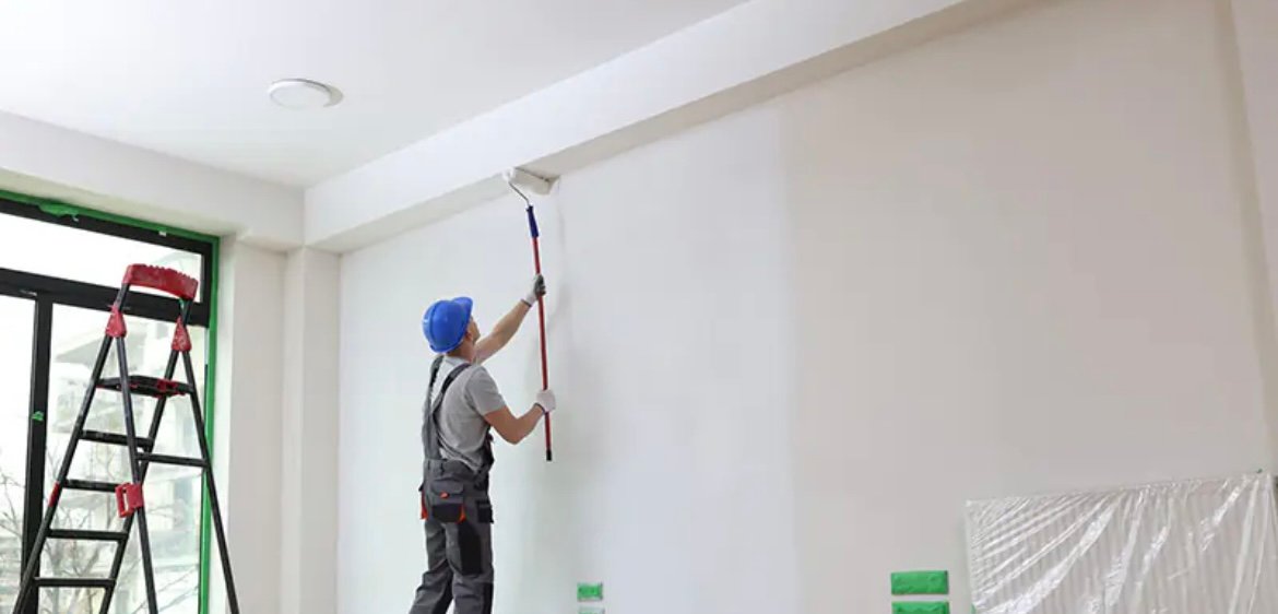 Peinture intérieure d'un mur